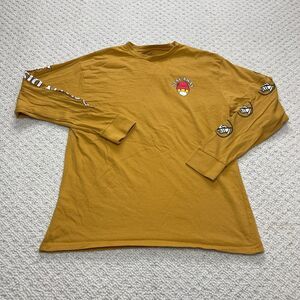 Eighty Eight Brand Shirt Mens Large Mustard Yellow Long Sleeve Socially Distant